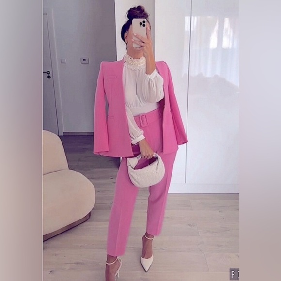 Zara High-Waisted Trousers - Picture 7 of 17